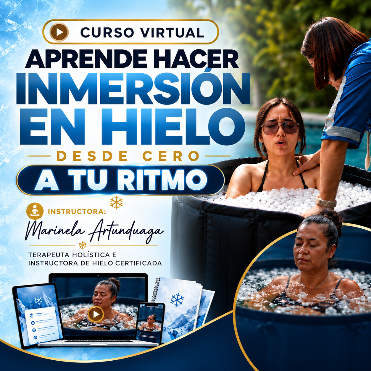Inmersión en Hielo Desde Cero · Taller con Marinela Artunduaga